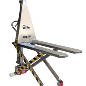 Transpalette à ciseaux en acier inoxydable