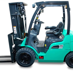 Chariot élévateur diesel Mitsubishi, FD25N Triplex