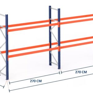 Rayonnage à palettes d'occasion - H550 L270